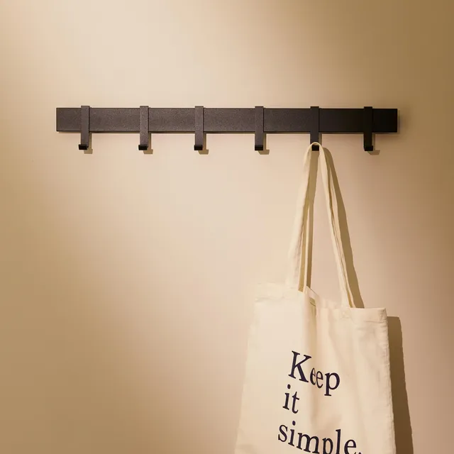 designfabrik-hamburg-flur-wandgarderobe-58-cm-mattschwarz image 1