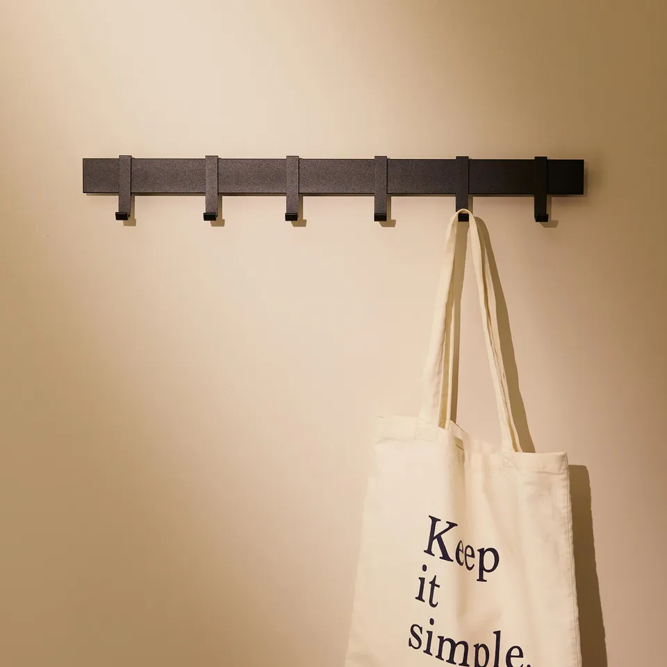 designfabrik-hamburg-flur-wandgarderobe-58-cm-mattschwarz image 1