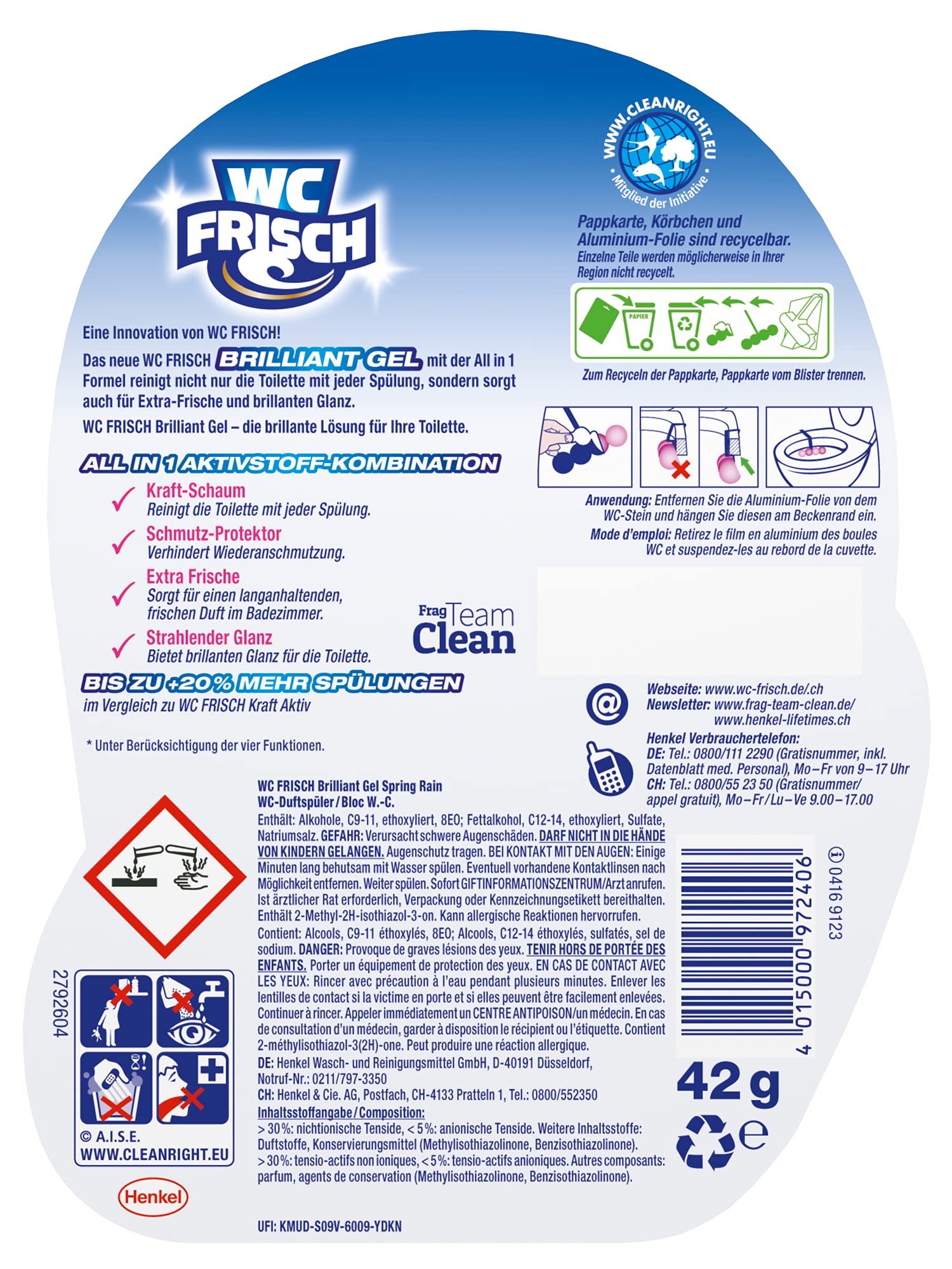 wc-frisch-brilliant-gel-spring-rain-wc-reiniger-3x42g-frisch image 3