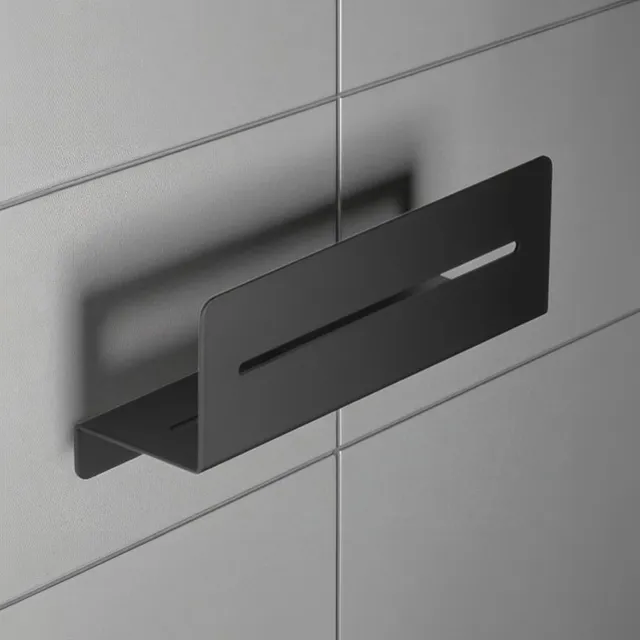 b-rstenking-serie-190-duschablage-30-cm-schwarz-matt image 1