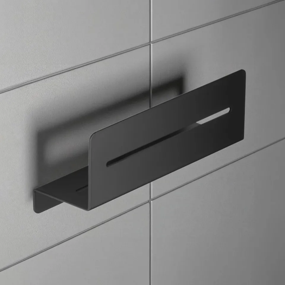 b-rstenking-serie-190-duschablage-30-cm-schwarz-matt image 1