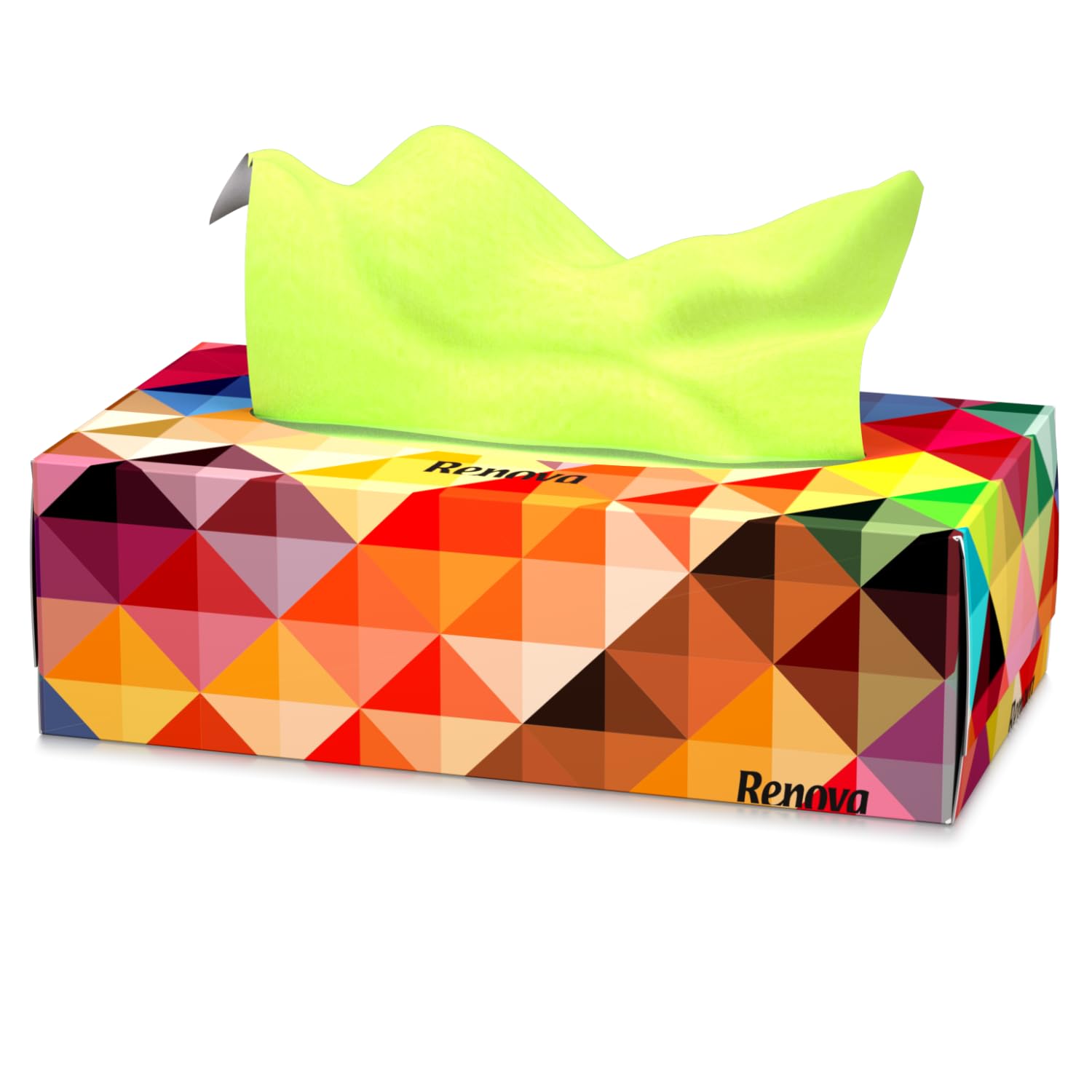 renova-tissues-two-colour-facial-t-cher-80-st-ck-gr-n-pink image 2