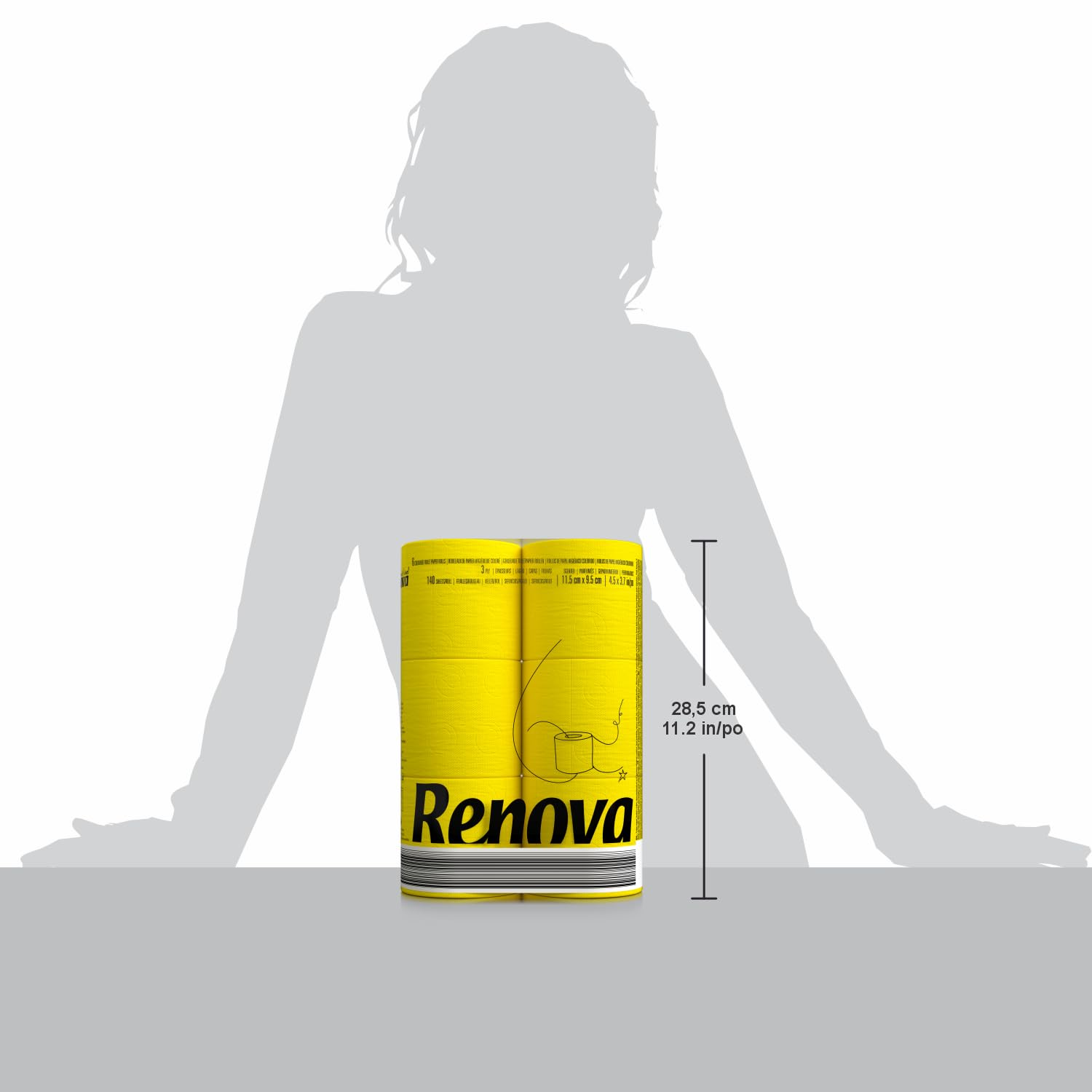 renova-yellow-toilettenpapier-gelb-6-rollen-3-lagig-parf-miert image 6