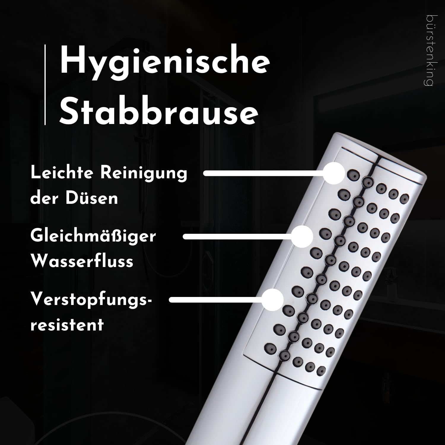 b-rstenking-duschk-pfe-stabhandbrause-duschkopf-chrom-wassersparend image 4