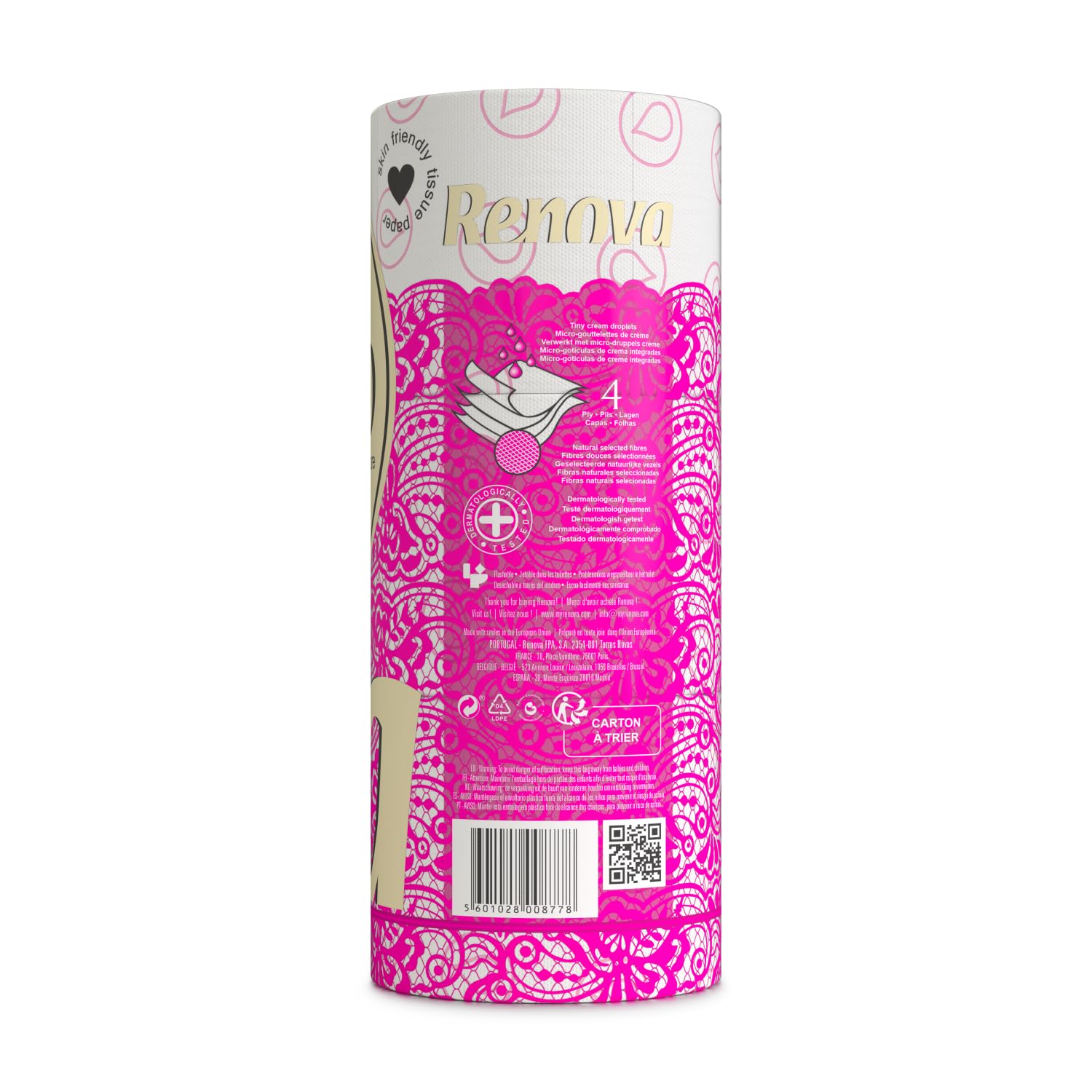 renova-toilettenpapier-4-lagig-wei-parf-miert-12-rollen-dekor image 3