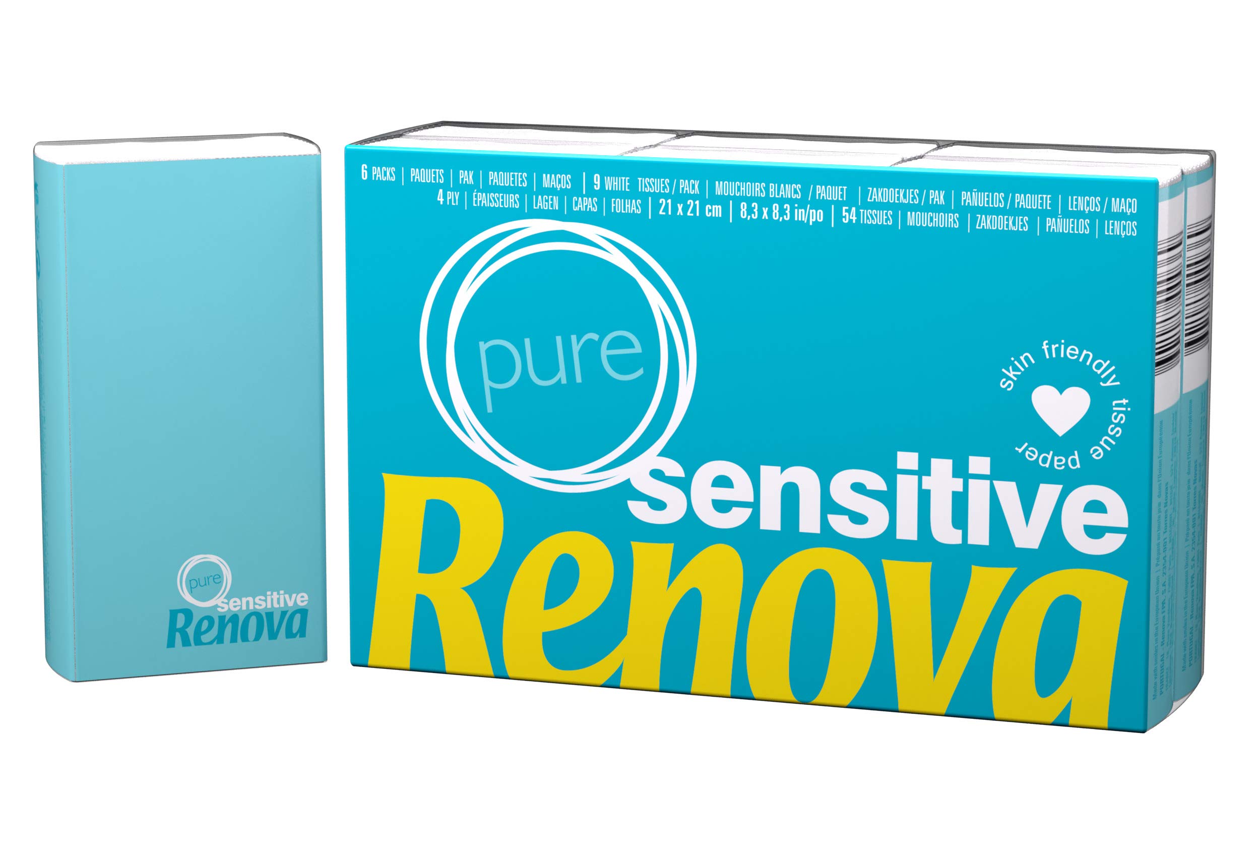 renova-tissues-sensitive-pure-taschent-cher-wei-6x9-unparf-miert image 1