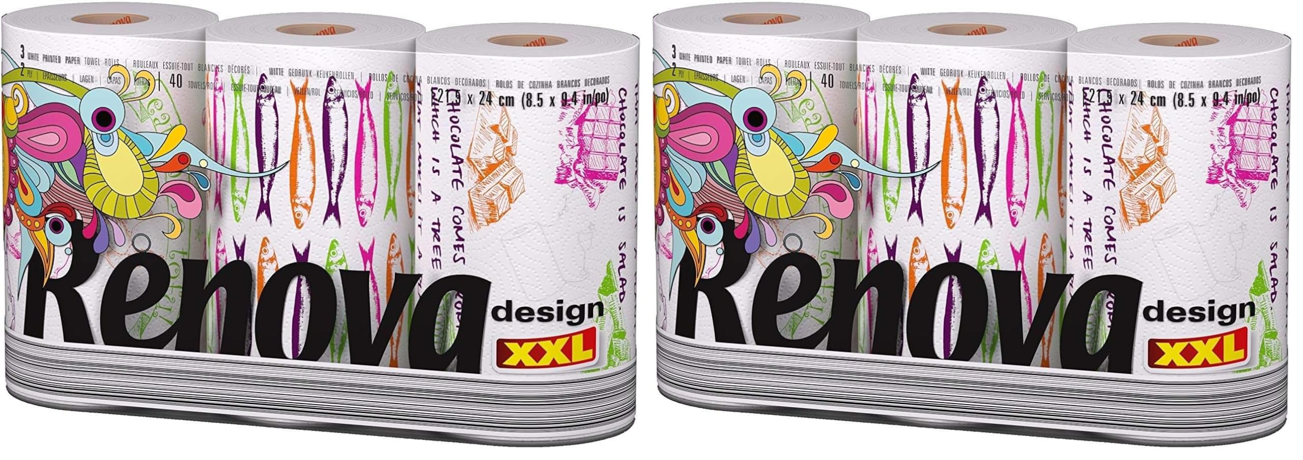 renova-kitchen-roll-design-xxl-k-chenrolle-wei-3-rollen-bedruckt image 2