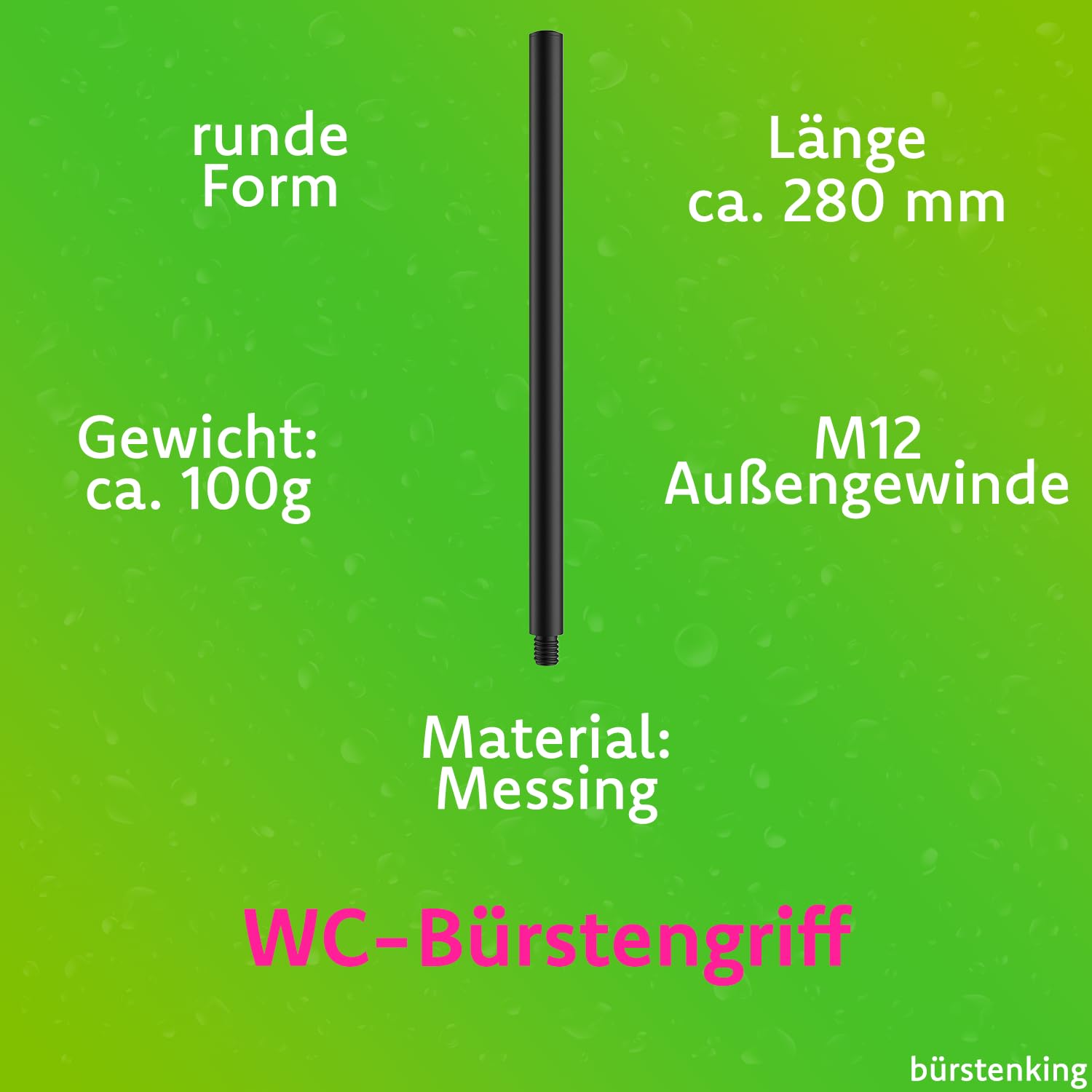b-rstenking-wc-b-rstengriff-messing-schwarz-matt-280-mm-m12 image 2