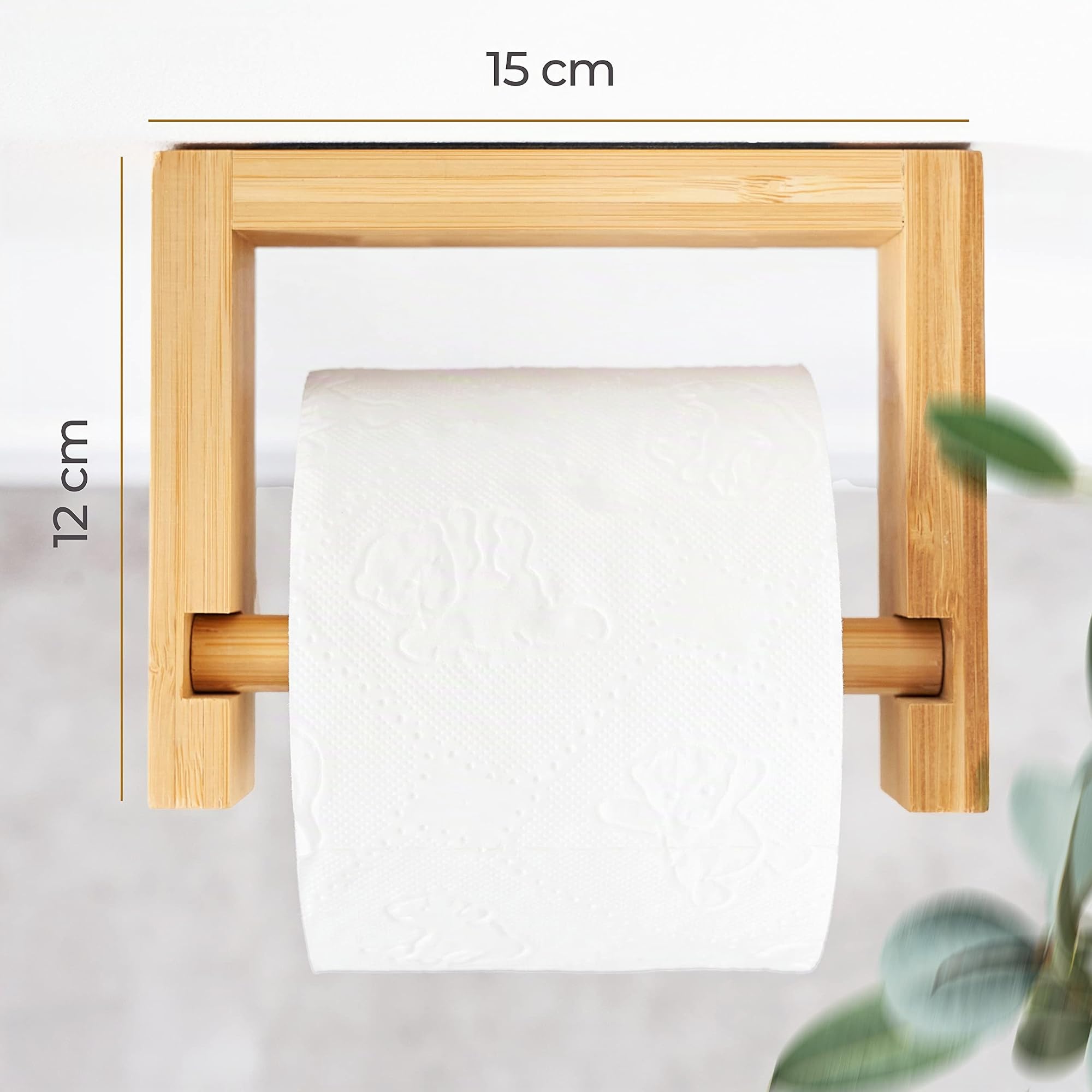 hennez-bad-zubeh-r-toilettenpapierhalter-bambus-ohne-bohren image 3