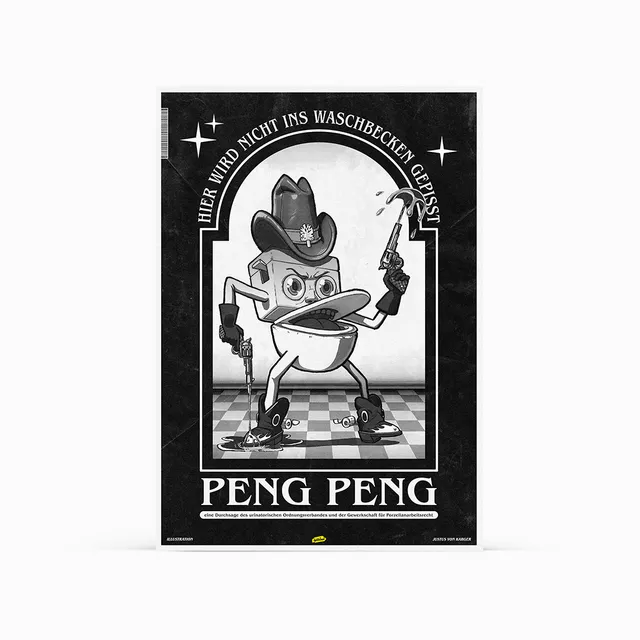 goldeimer-basic-peng-peng-poster-badezimmer-a2-recyclingpapier image 1