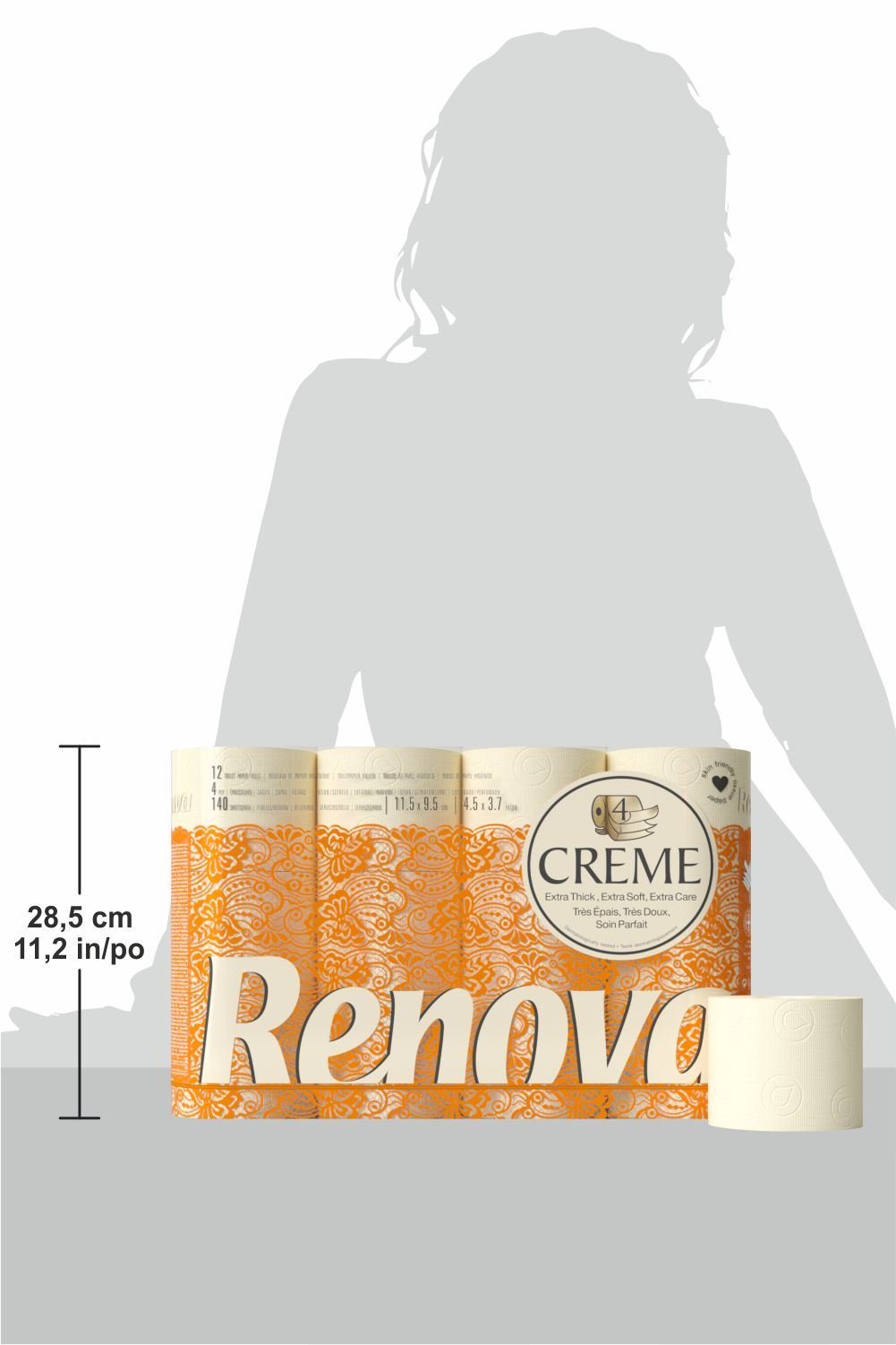 renova-creme-toilettenpapier-12-rollen-4-lagig-parf-miert image 2