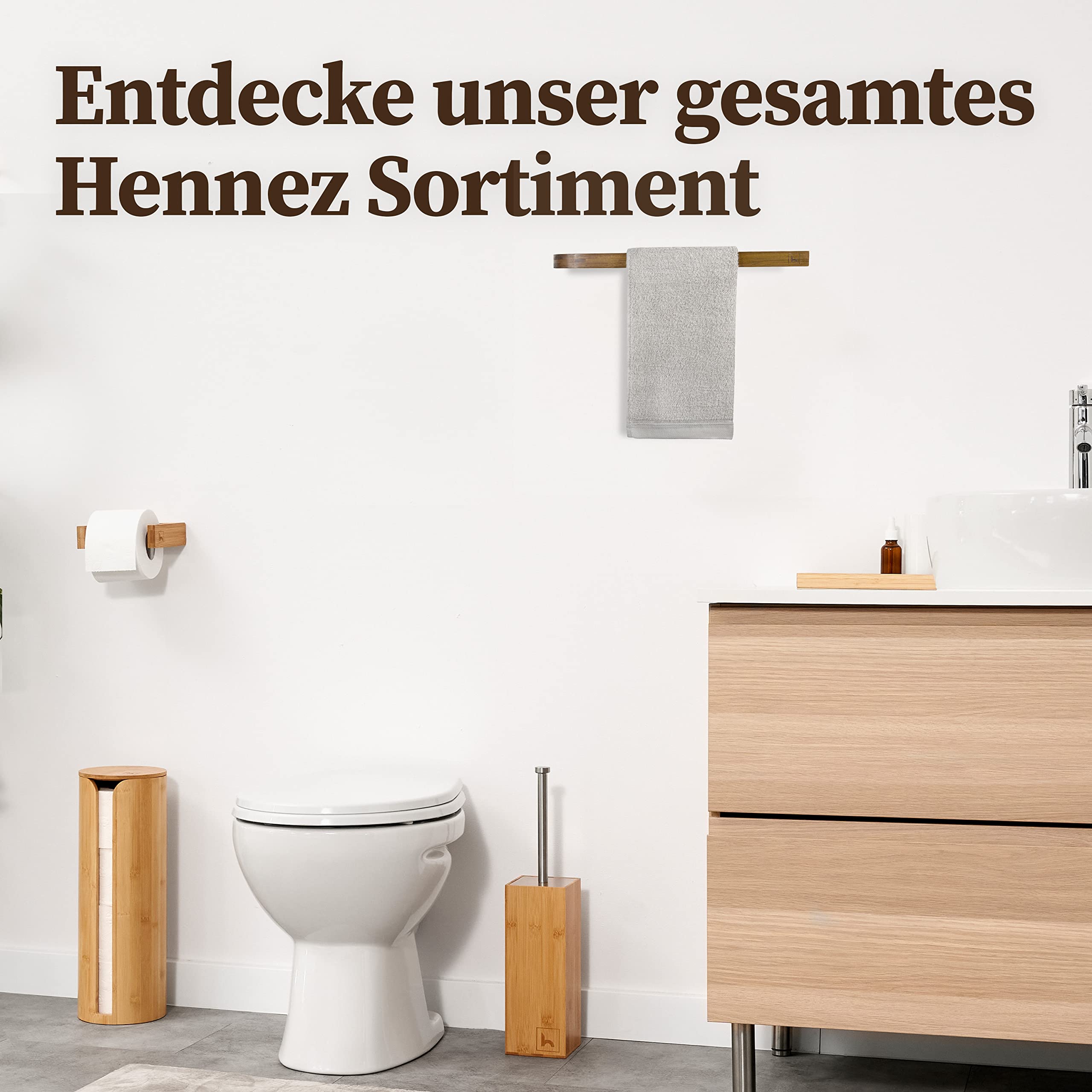 hennez-bad-handtuchstange-ohne-bohren-bambus-akazie-selbstklebend image 6