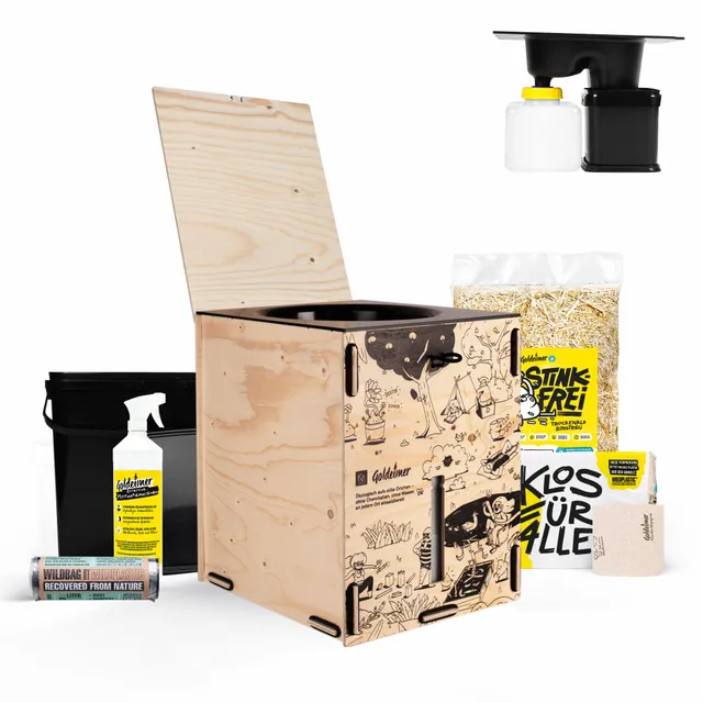 goldeimer-camper-maxi-trenntoilette-starterset-geruchsarm image 1