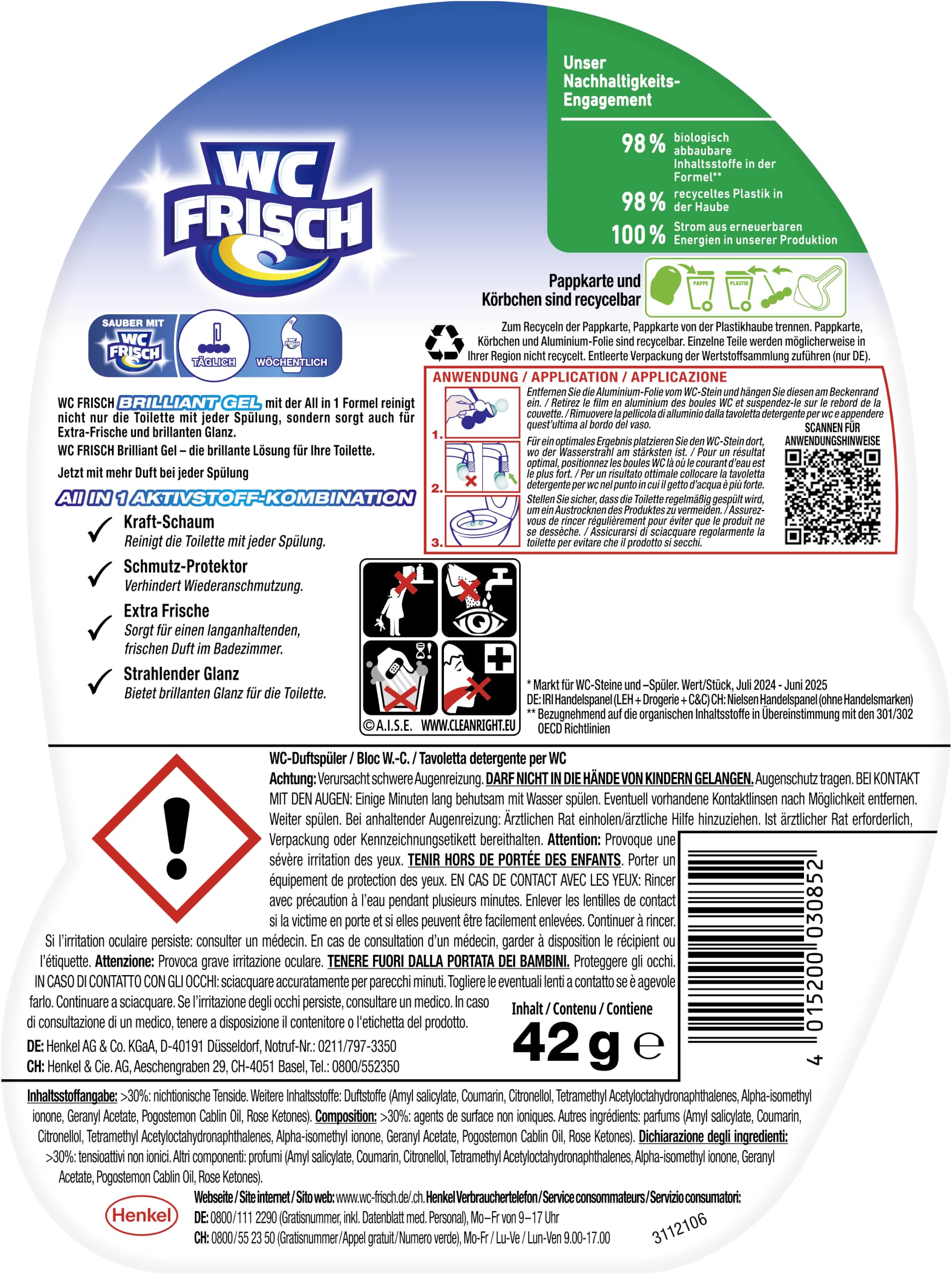 wc-frisch-brilliant-gel-alpine-lake-wc-stein-1-st-ck-mit-glanz image 3
