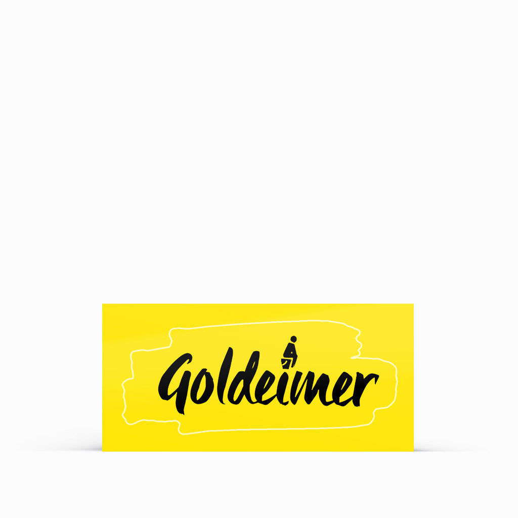 goldeimer-basic-logo-aufkleber-gold-nachhaltig image 1