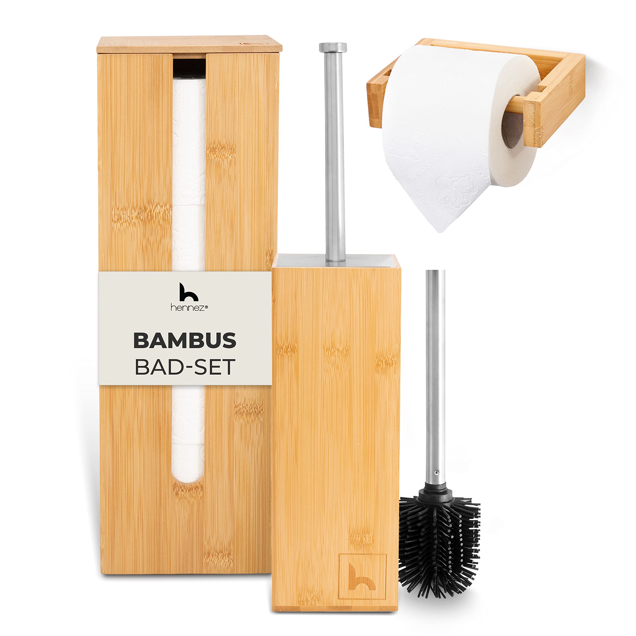 hennez-bad-zubeh-r-wc-garnitur-3er-bambus-mit-b-rste image 1