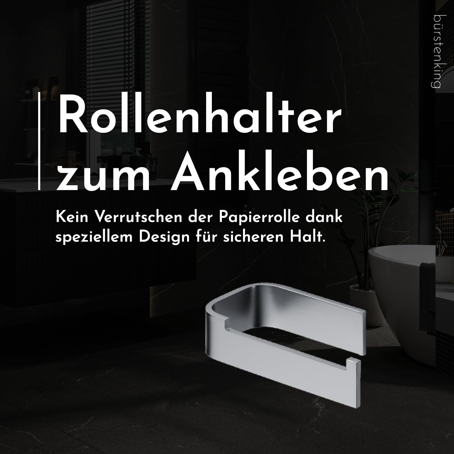 b-rstenking-serie-190-toilettenpapierhalter-alu-rechts image 2