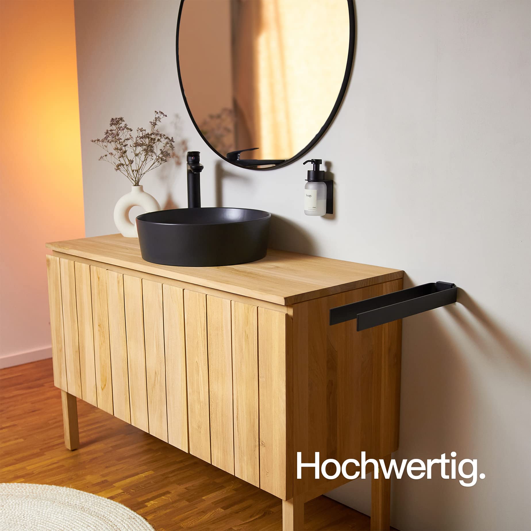 designfabrik-hamburg-badezimmer-handtuchhalter-zweiarmig-42-cm-schwarz image 2