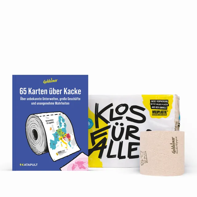 goldeimer-basic-65-karten-u00fcber-kacke-toilettenpapier-set-7-packungen image 1