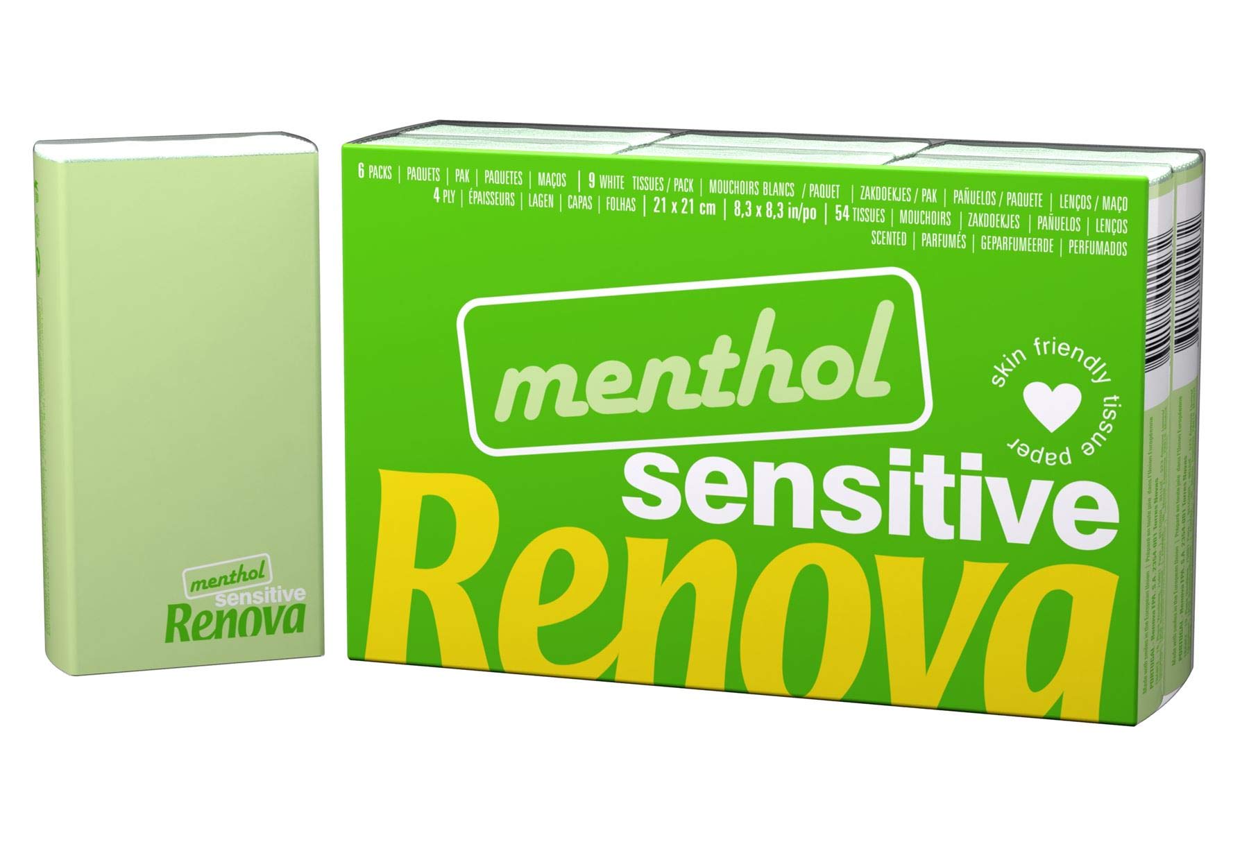 renova-sensitive-taschent-cher-menthol-6er-pack-wei image 2