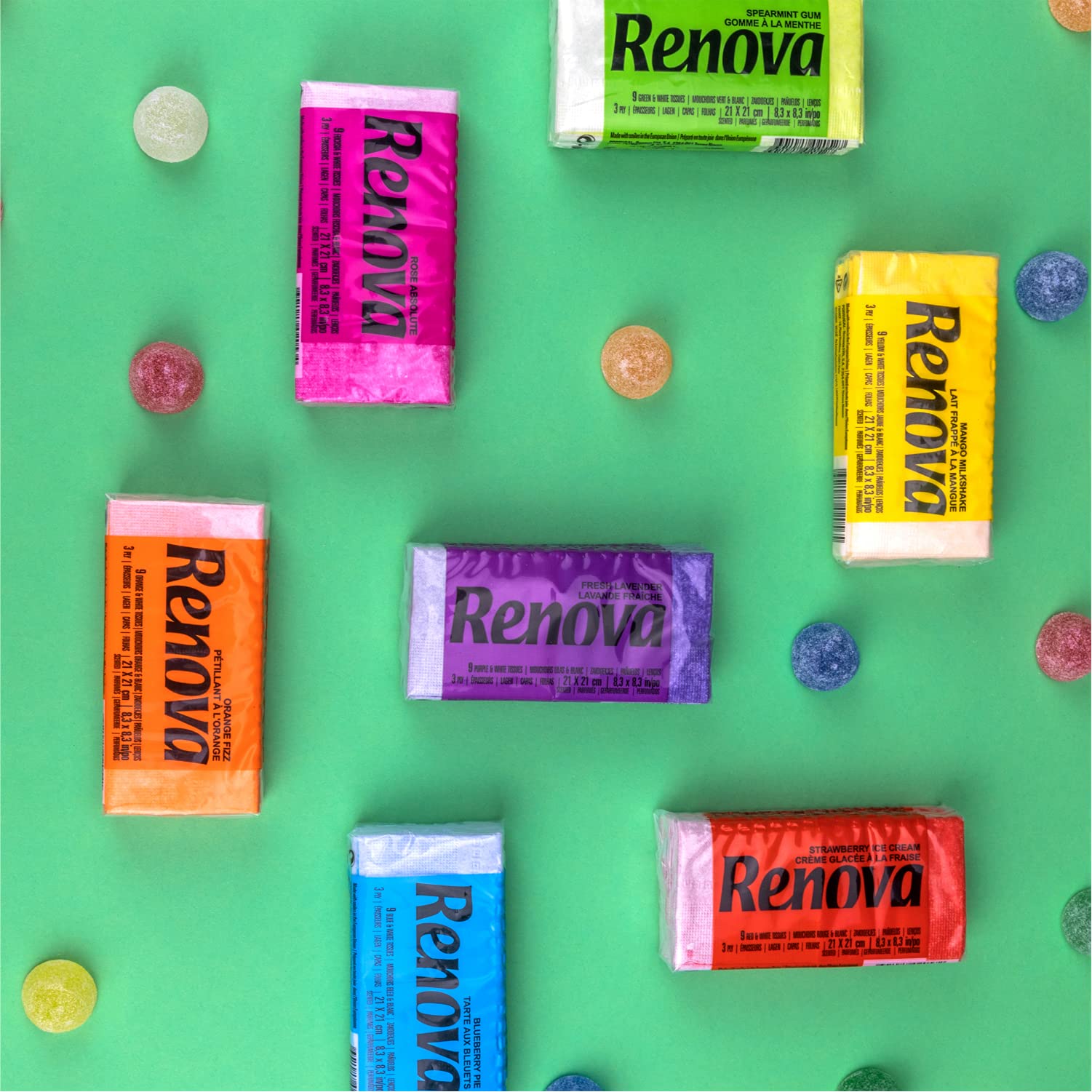 renova-tissues-red-label-mango-papiertaschent-cher-gelb-6-pack image 8