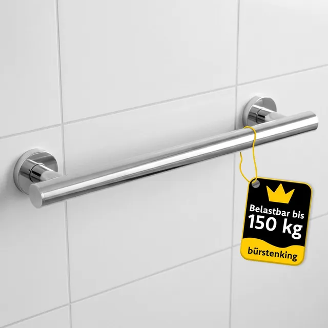 b-rstenking-serie-190-haltegriff-dusche-400-mm-chrom-messing image 1
