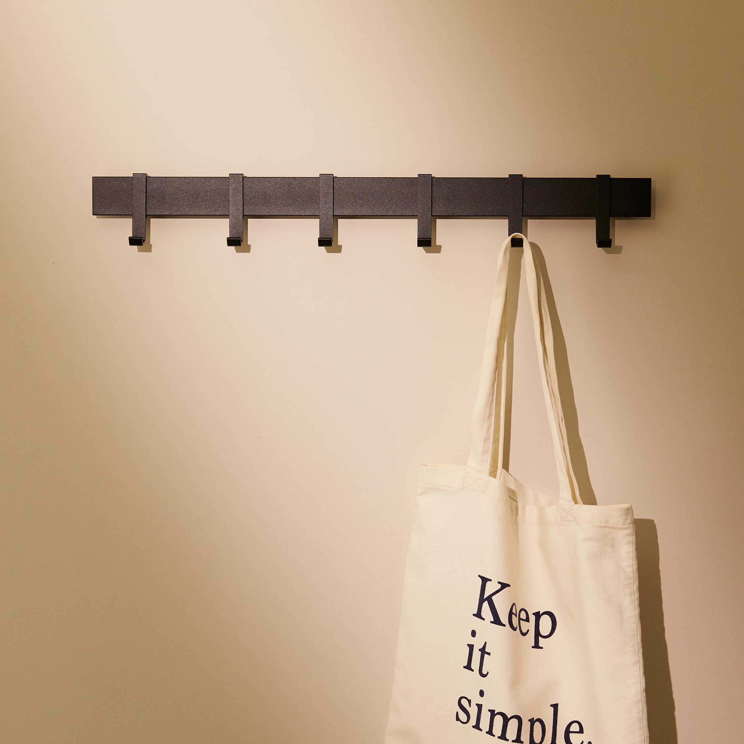 designfabrik-hamburg-flur-wandgarderobe-58-cm-mattschwarz image 1