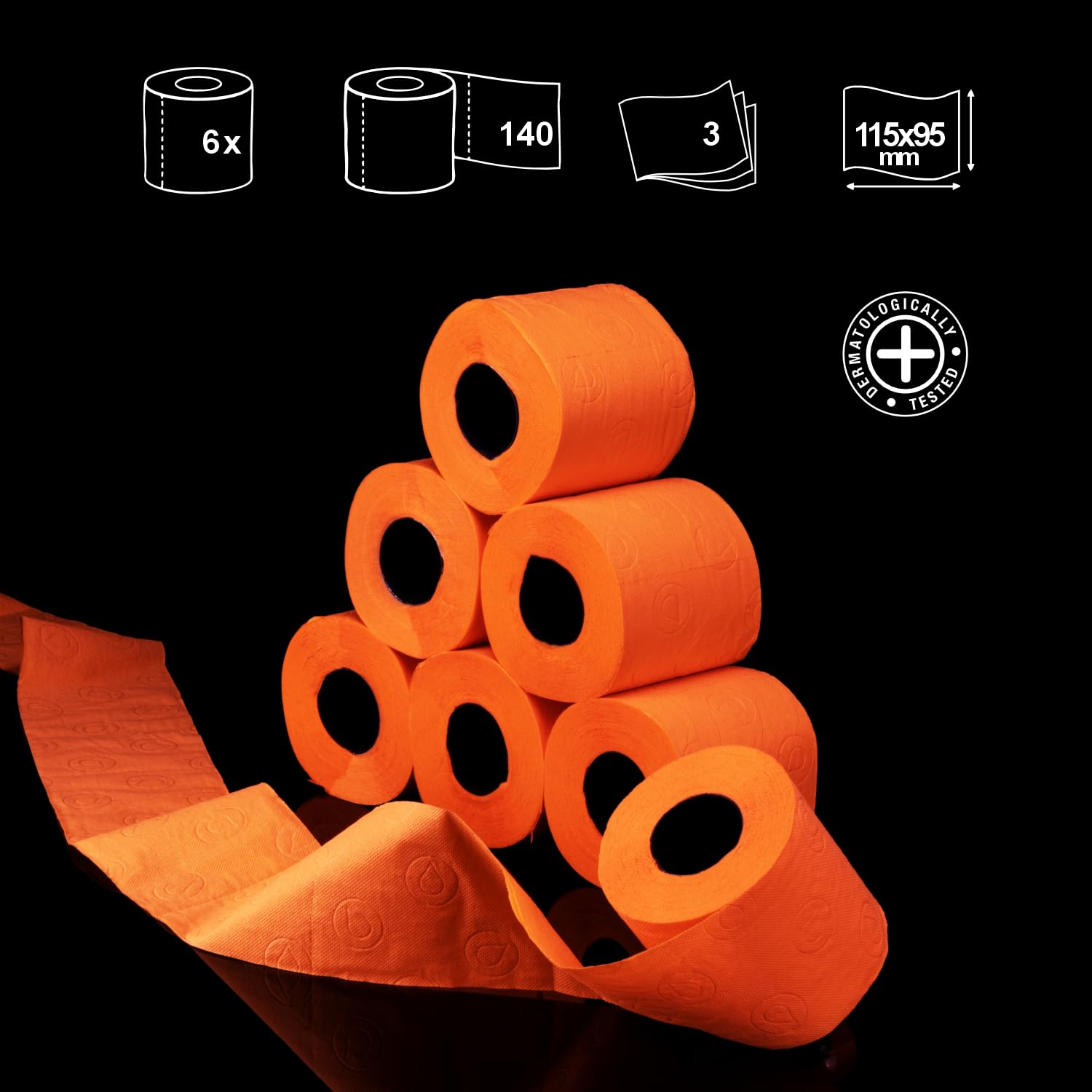 renova-orange-toilettenpapier-6-rollen-farbig-orange image 4