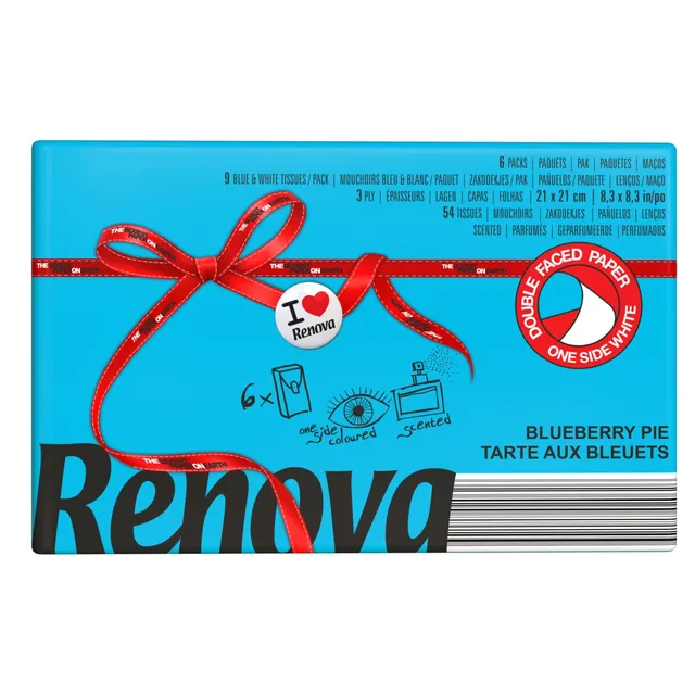 renova-tissues-red-label-taschent-cher-blau-blaubeerkuchen-6x9 image 1