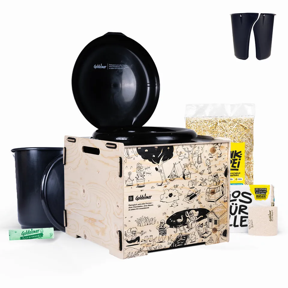 goldeimer-cube-plus-trenntoilette-starterset-ohne-wasser-geruchfrei image 1
