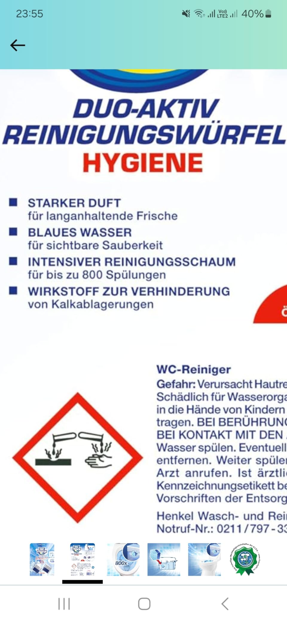 Macht echt sauber