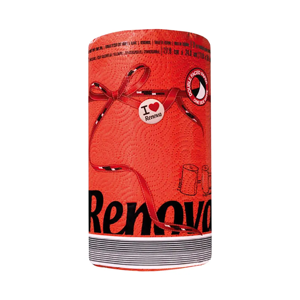 renova-kitchen-roll-k-chenrolle-rot-1-rolle-120-blatt-farbig image 1