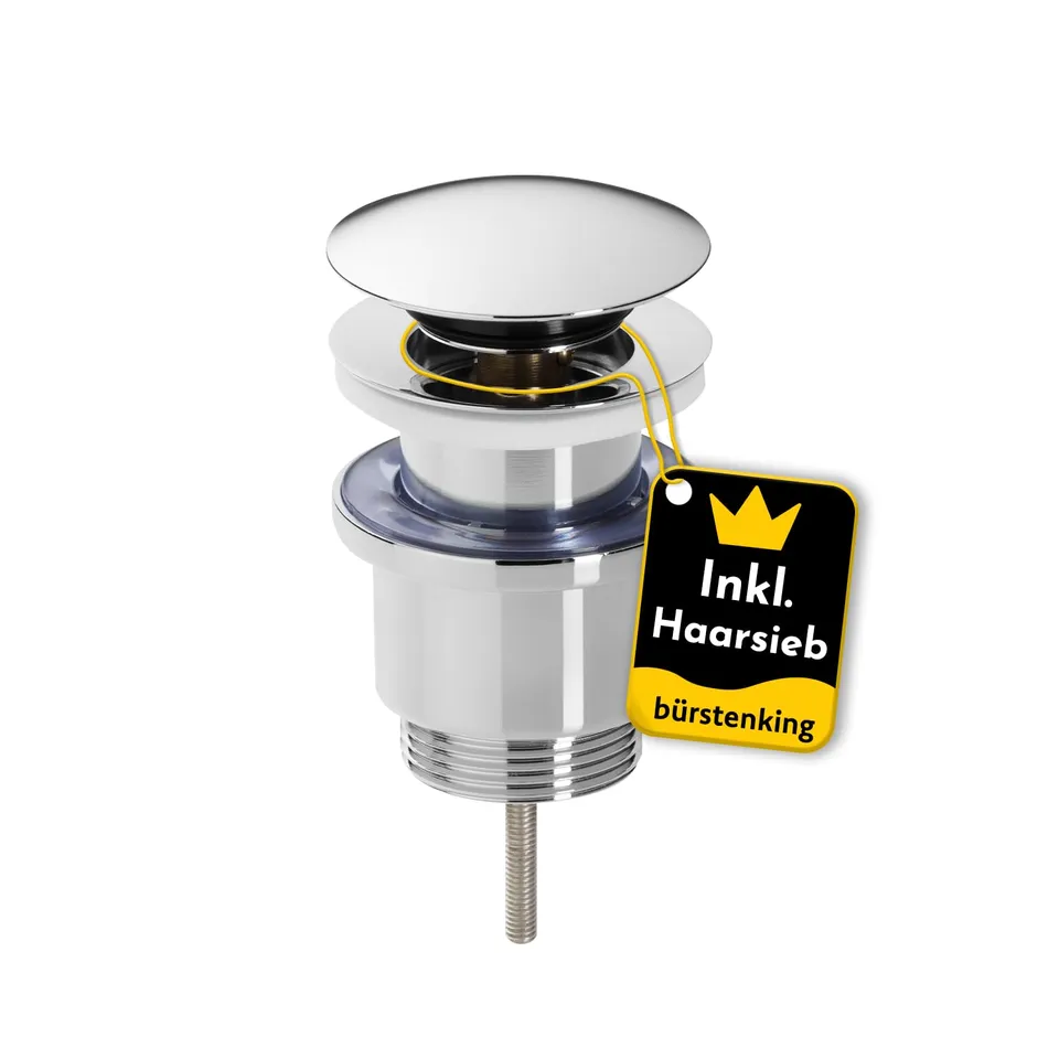 b-rstenking-ablaufgarnitur-ablaufventil-chrom-mit-berlauf-63-mm image 1