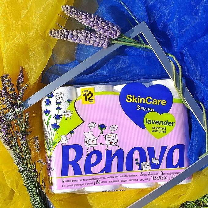 renova-toilet-paper-skincare-lavender-toilettenpapier-12-rollen image 7