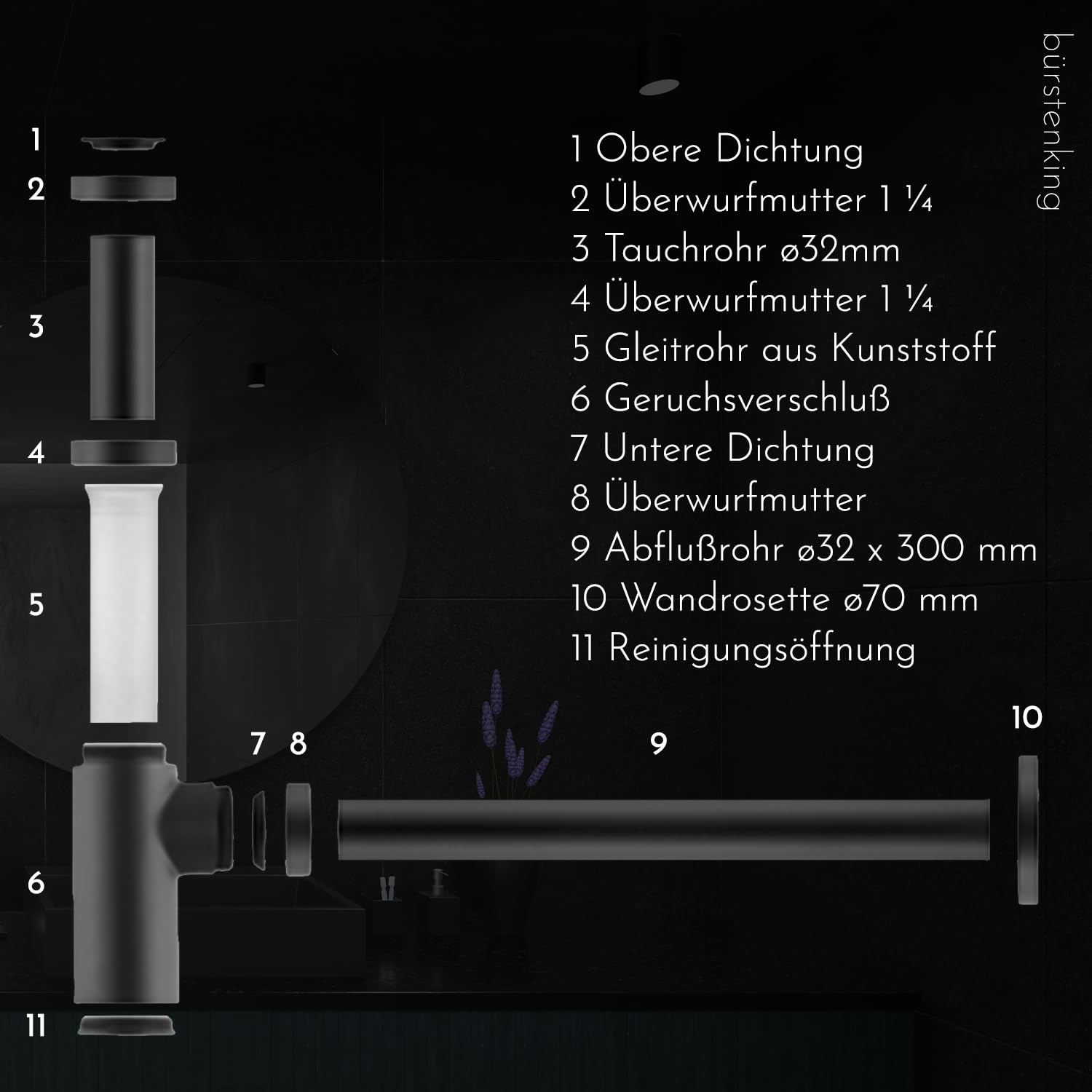 b-rstenking-siphons-design-siphon-rund-schwarz-matt-messing image 4