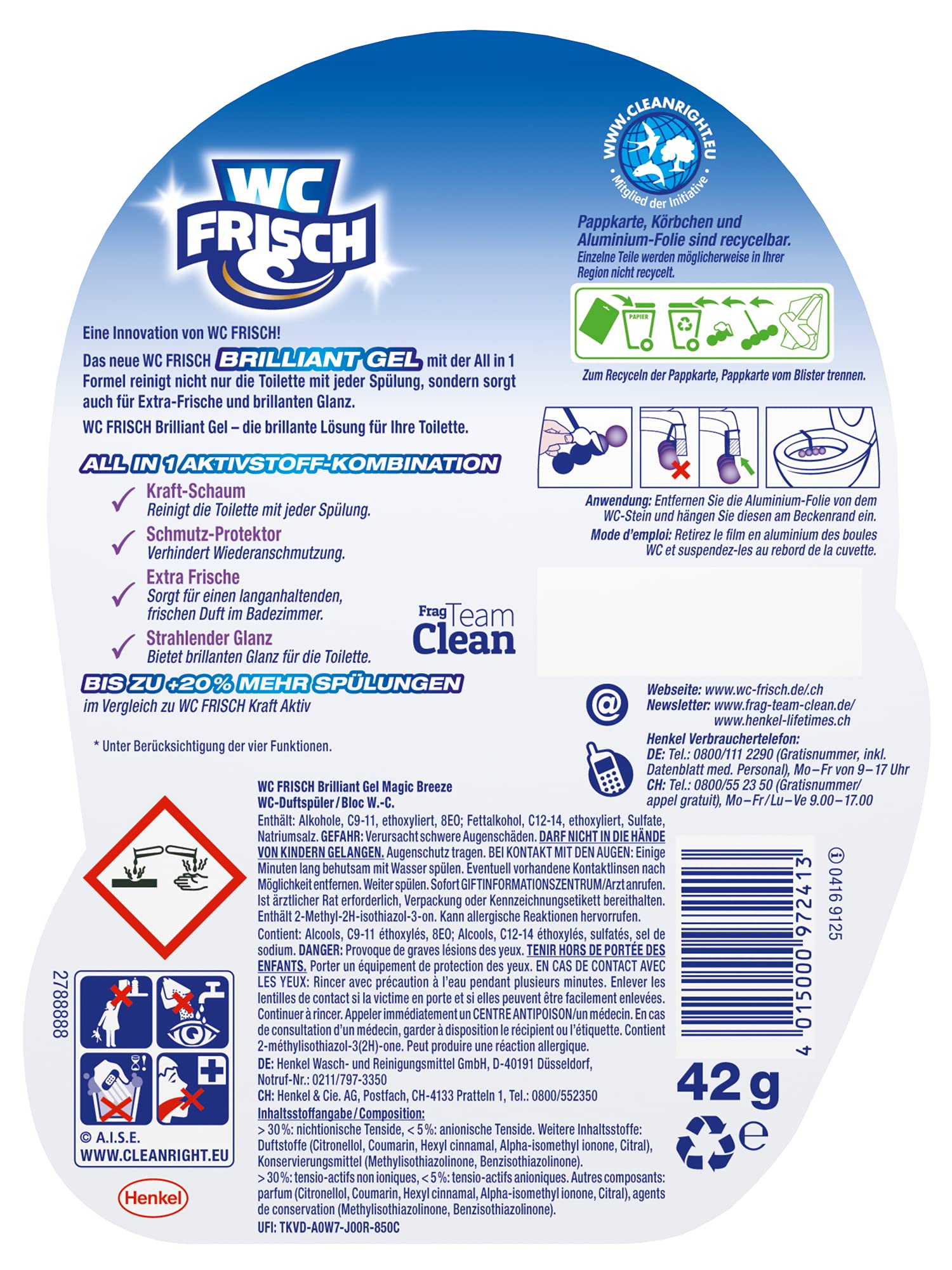 wc-frisch-brilliant-gel-magic-breeze-wc-stein-3x42g image 3