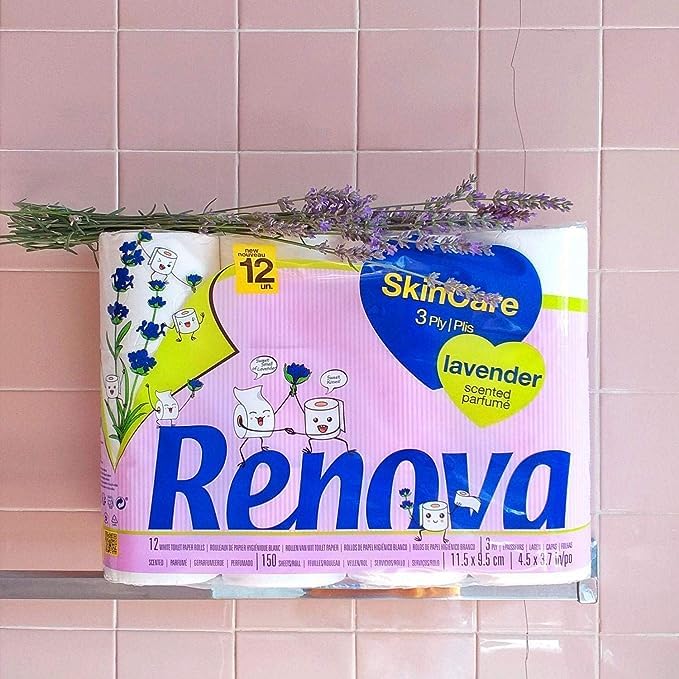 renova-toilet-paper-skincare-lavender-toilettenpapier-12-rollen image 8