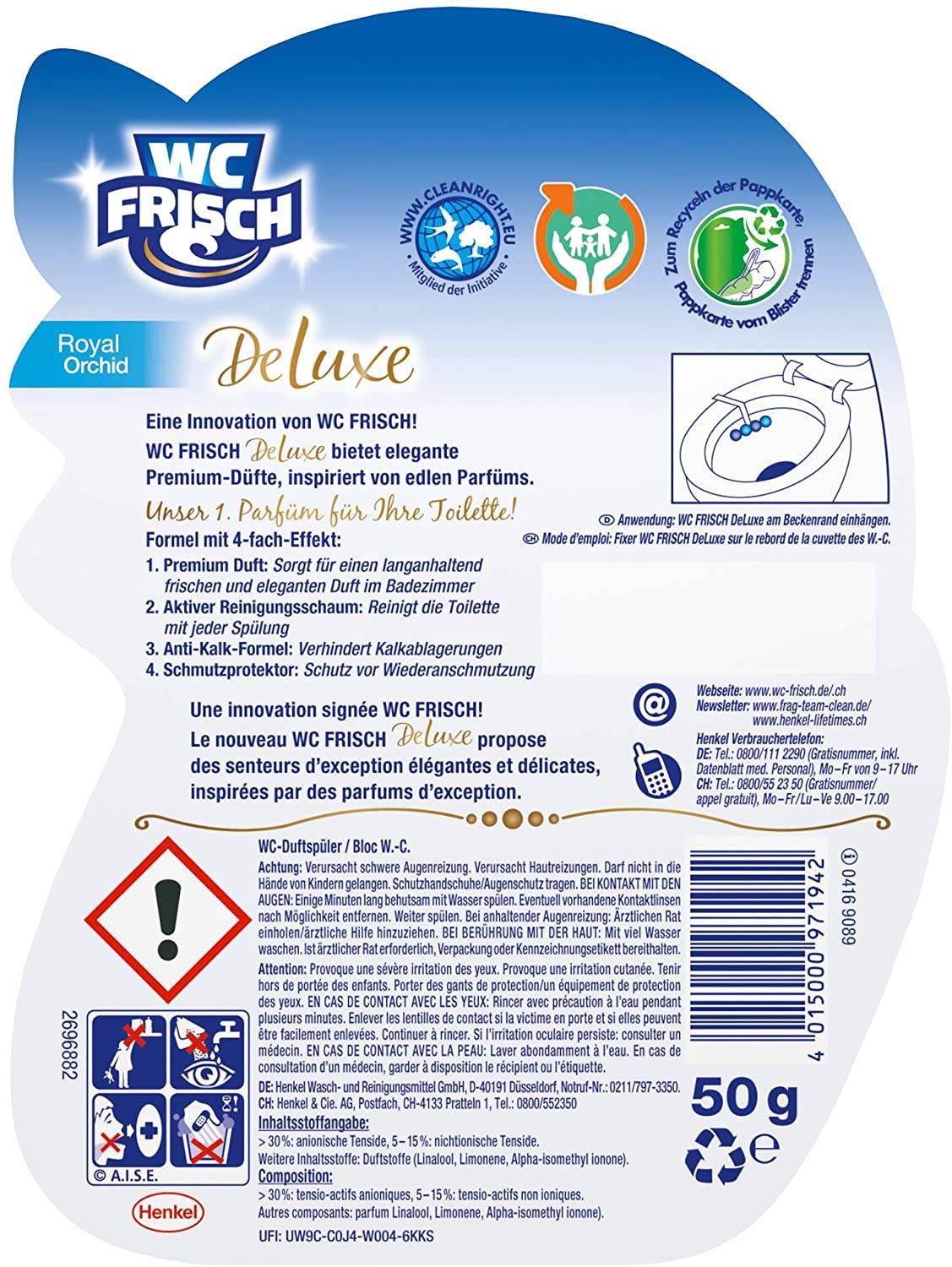 wc-frisch-deluxe-royal-orchid-wc-stein-5er-pack image 3