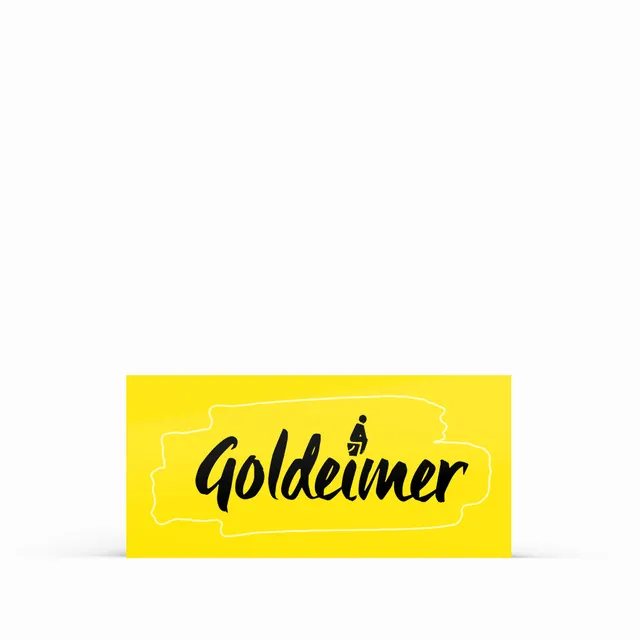 goldeimer-basic-logo-aufkleber-gold-nachhaltig image 1