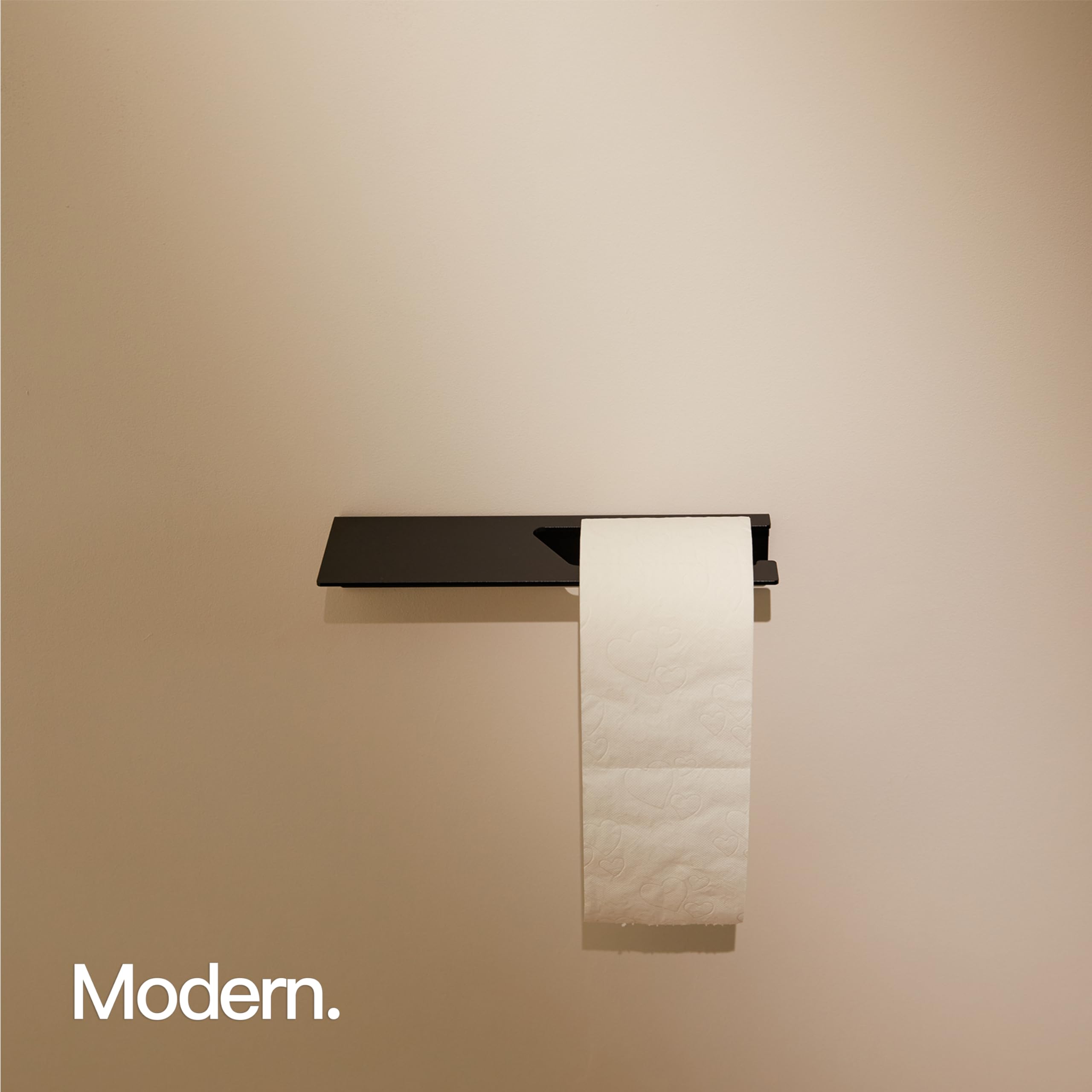 designfabrik-hamburg-badezimmer-toilettenpapierhalter-mit-ablage-schwarz image 3