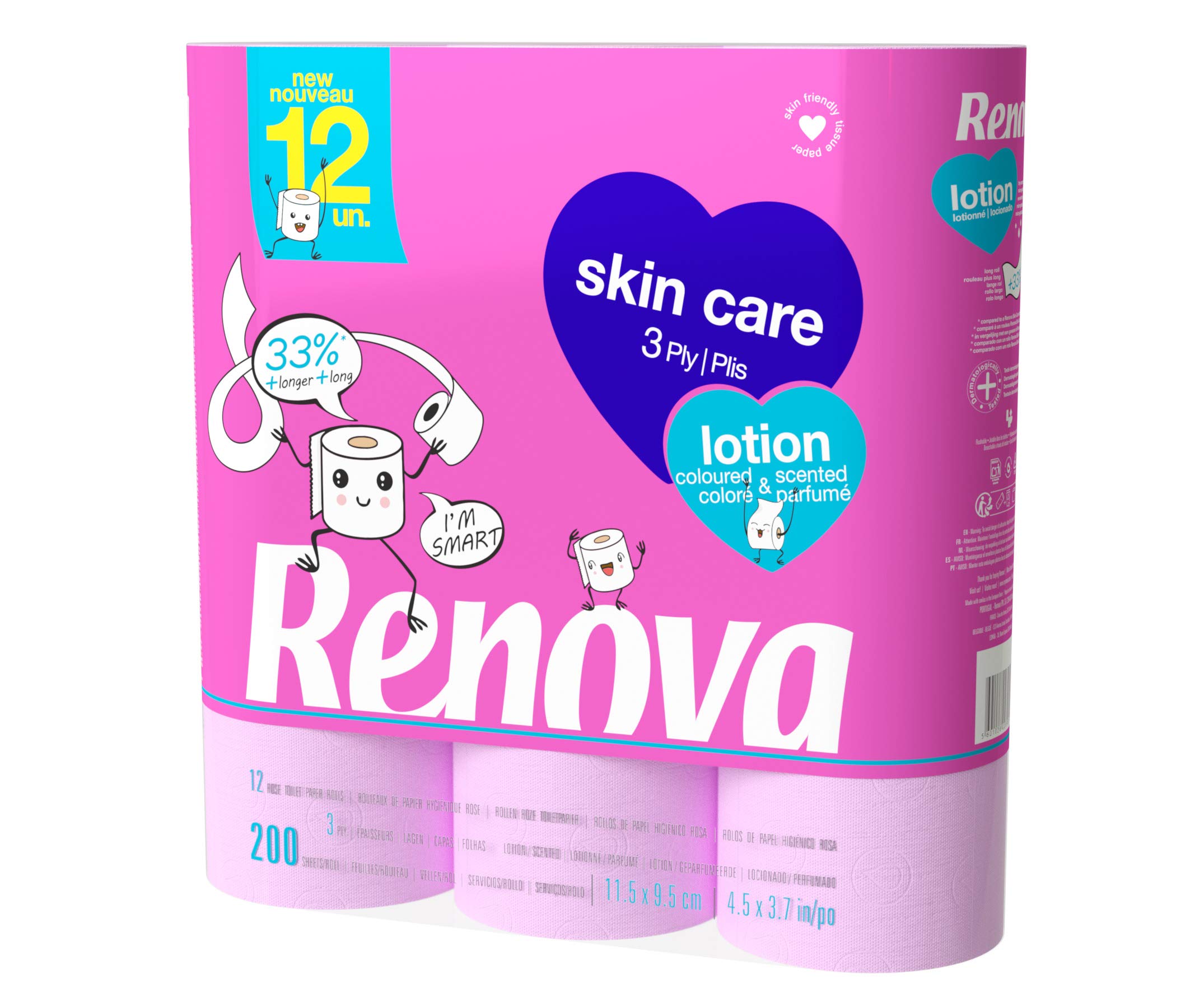 renova-toilet-paper-skincare-lotion-toilettenpapier-rosa-12-rollen image 2
