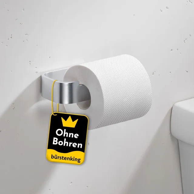 b-rstenking-serie-190-toilettenpapierhalter-alu-rechts image 1